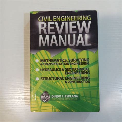 Civil Engineering Review Manual .
